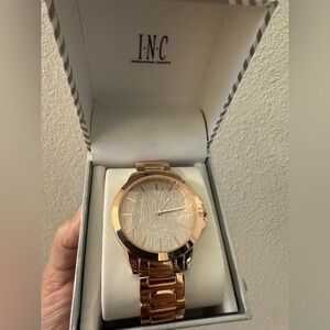 INC International Concepts Rose Gold Women's Watch